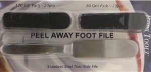 Peel away foot file